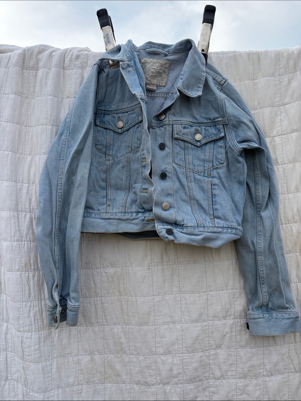 Abercrombie & fitch Y2K Light Blue Denim Jacket - Jean Jacket size small